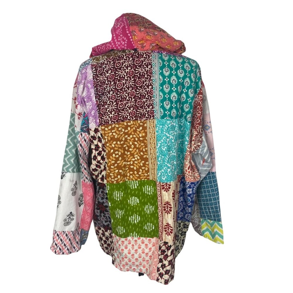 Ashley Taylor Kantha Patchwork Jacket One Size Co… - image 8